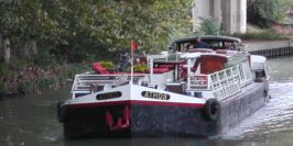 Barge Athos on the Canal du Midi October 2004