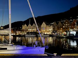 Bergen at night