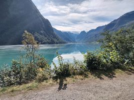 Riding up to the Glacier