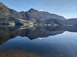 a view of the fjords