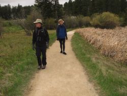 Chuck and Becky on the trail to Harney Peak