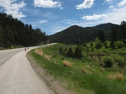 riding on highway 385