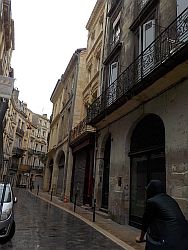Our B&B was on this street in Bordeaux